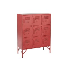 METAL CUPBOARD RED SITER 9 DOORS - CABINETS, SHELVES